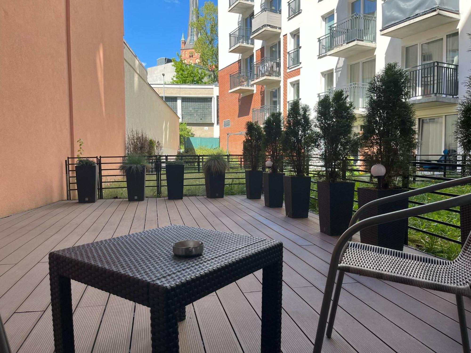 Apartament River House ชเตชชิน ภายนอก รูปภาพ